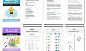 Karty pracy do ćwiczeń funkcji poznawczych dla seniorów: trening umysłu, koncentracja, relaks.