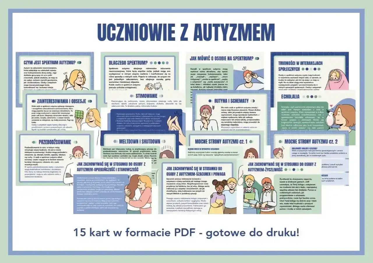 Osoby z autyzmem niskofunkcjonującym mogą mieć trudności w interakcjach społecznych. Zrozumienie ich potrzeb jest kluczowe.